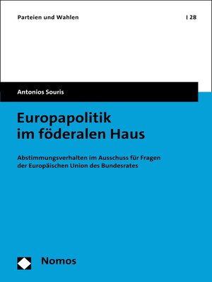 cover image of Europapolitik im föderalen Haus